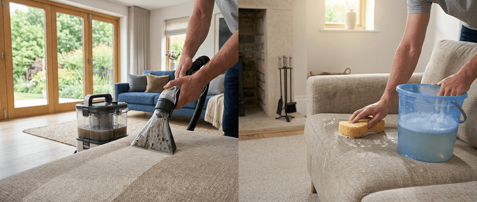 Hydrovacuum vs Cuci Sofa Biasa, Apa Bedanya?